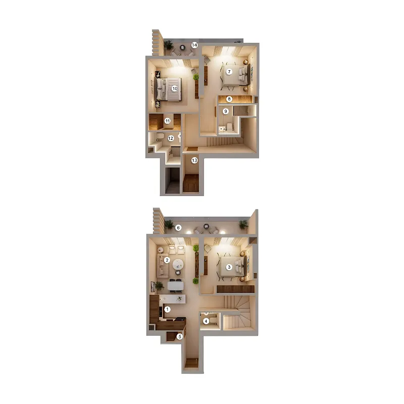 3 bed