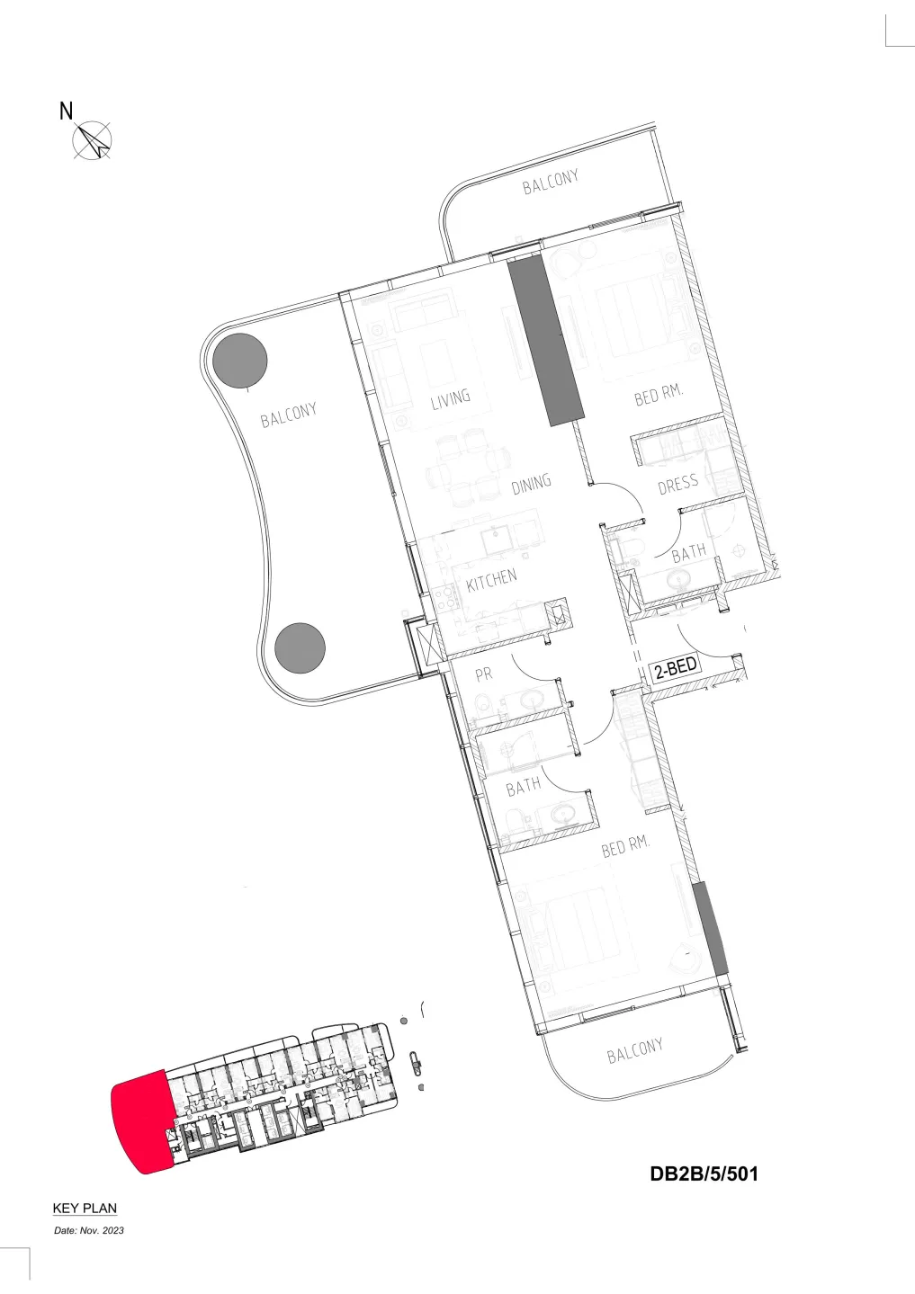 3 bed