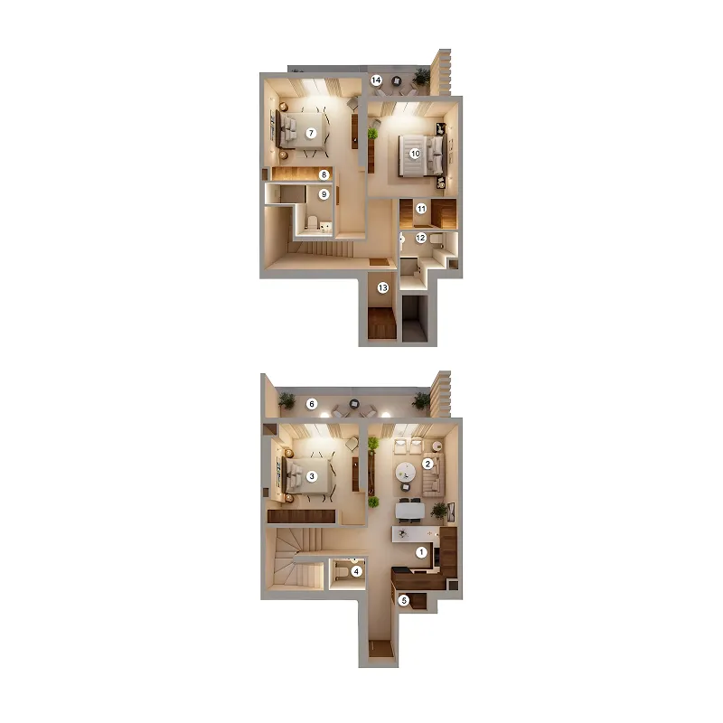 3 bed