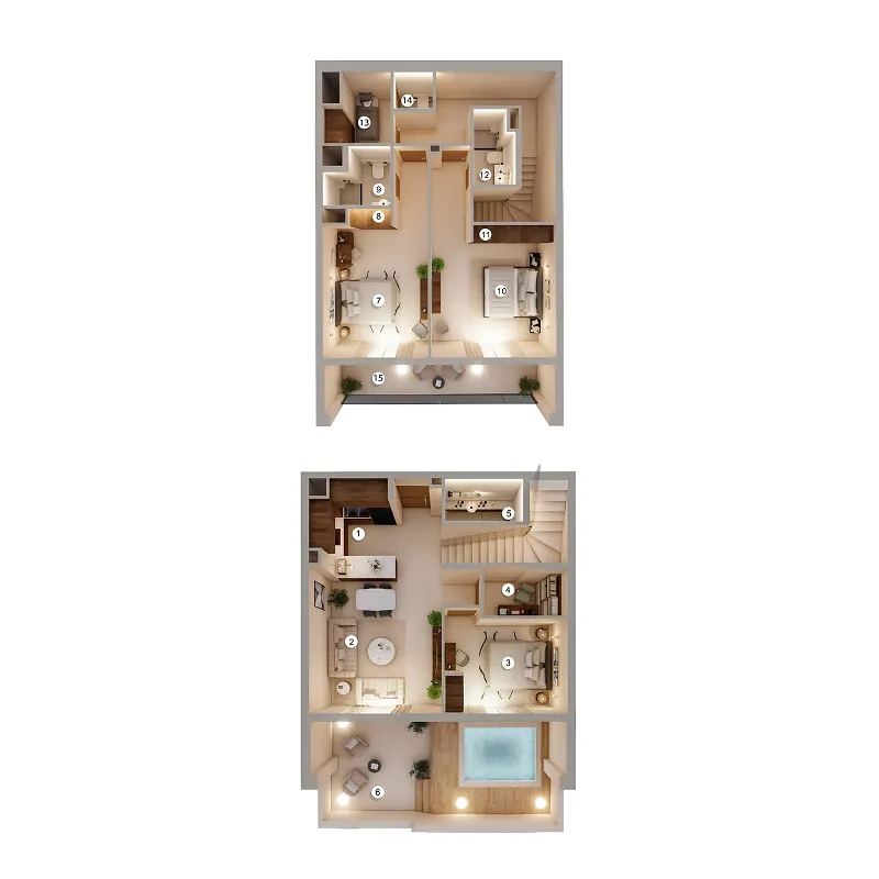 3 bed