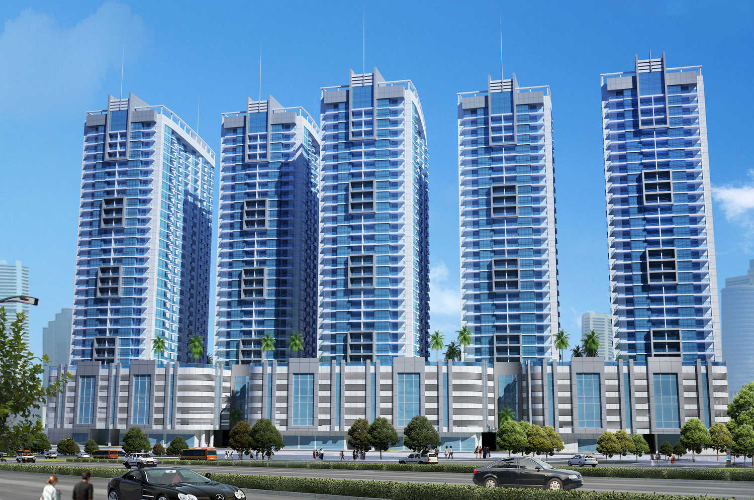 Ajman Creek Towers — gallery
