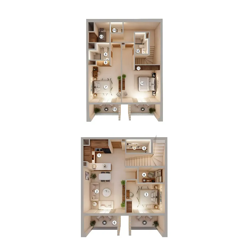 3 bed