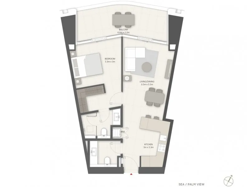 1 bed