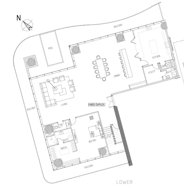 5 bed