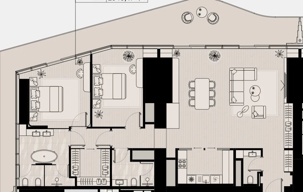 2 bed