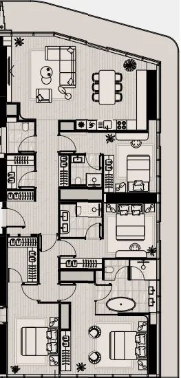 4 bed