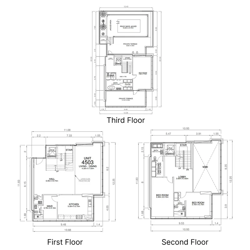 3 bed