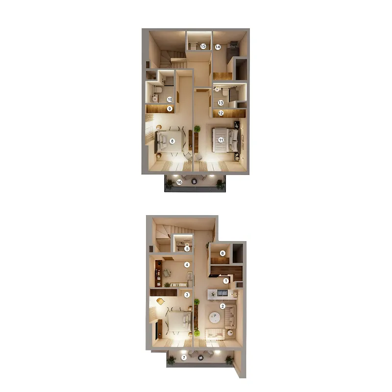 3 bed