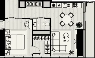 1 bed